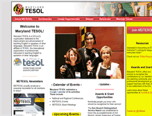 Tablet Screenshot of mdtesol.org
